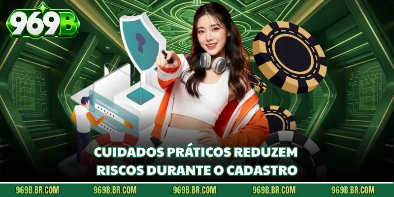 Cuidados práticos reduzem riscos durante o cadastro