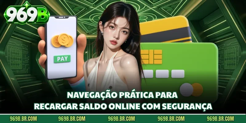 Navegação prática para recargar saldo online com segurança