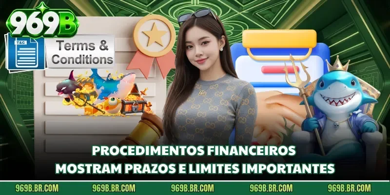Procedimentos financeiros mostram prazos e limites importantes